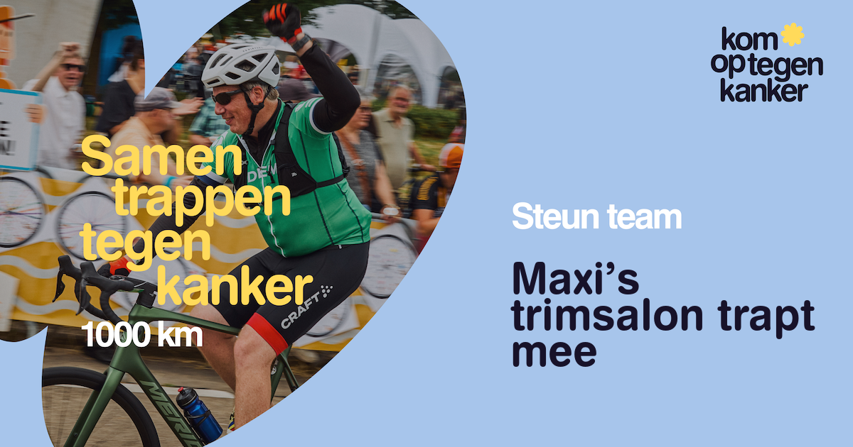 Maxi’s trimsalon trapt mee | Kom op tegen Kanker