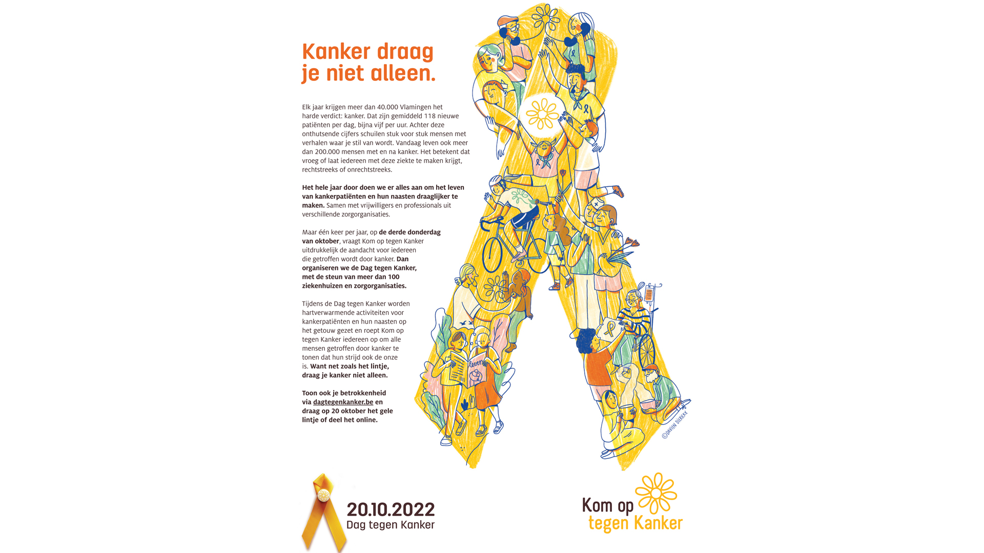 Dag tegen Kanker DtK advertentie 2022 1920x1080