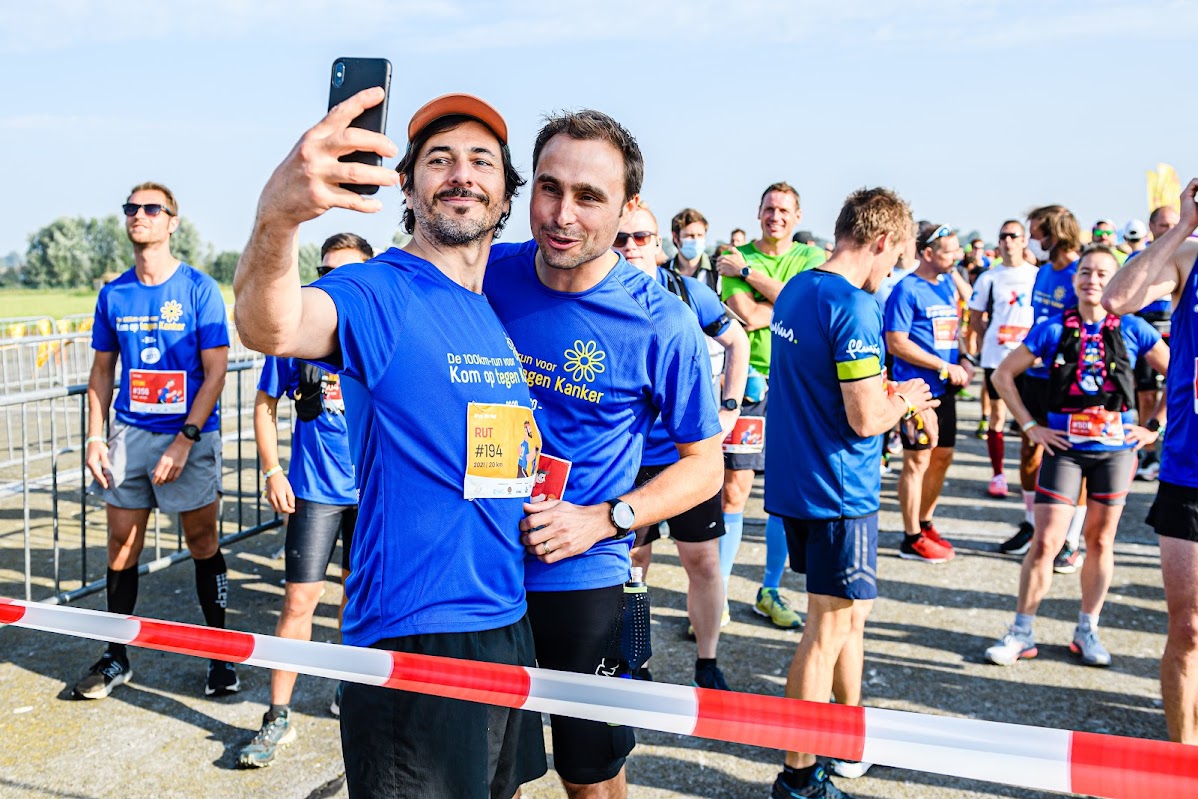 Selfie Dieter Coppens 100km-run