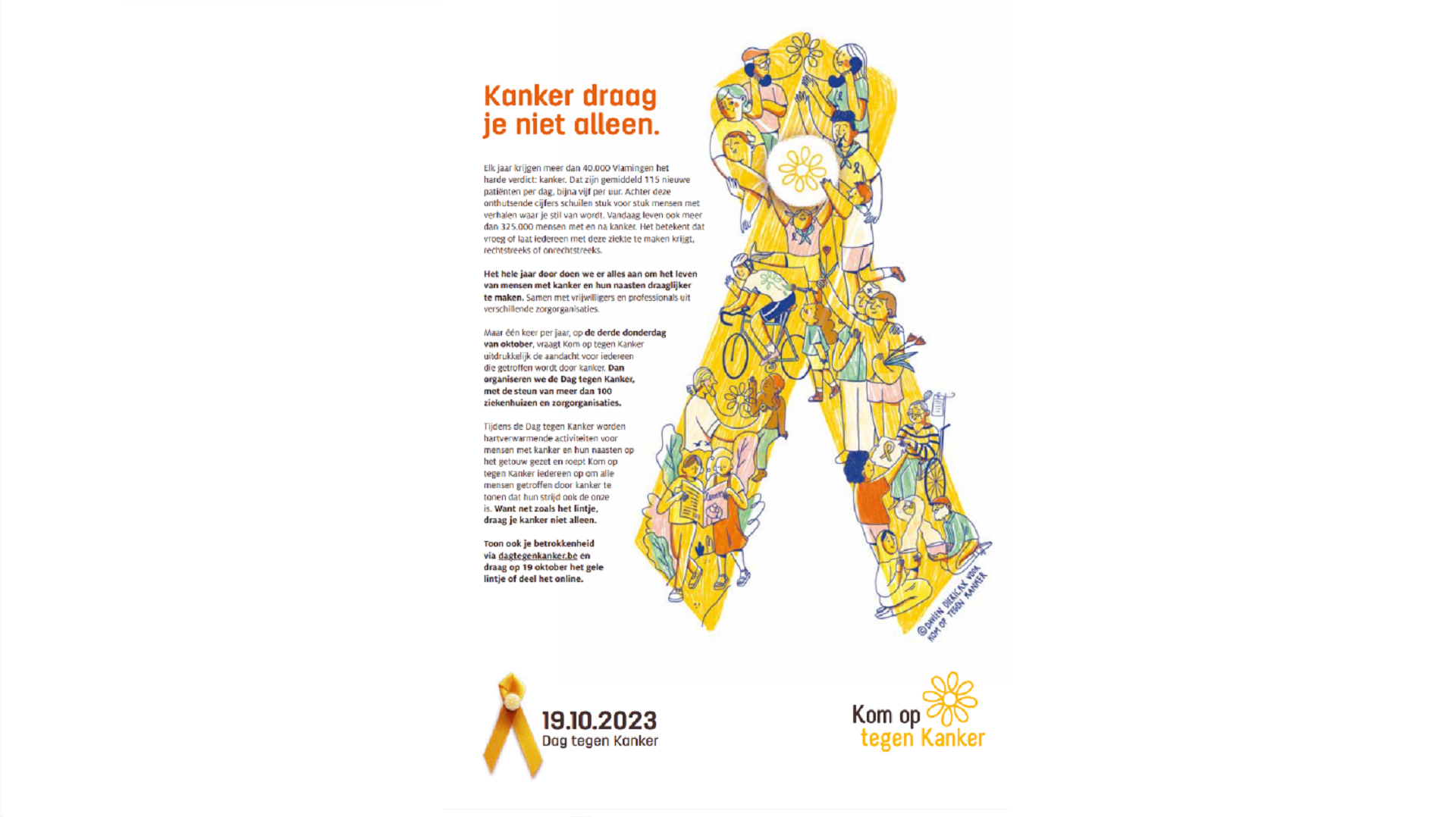 Dag tegen Kanker 2023 - advertentie algemeen