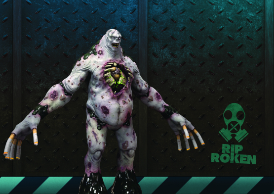 Smokezilla, het sigaretten- en vapemonster van RIProken van Kom op tegen Kanker