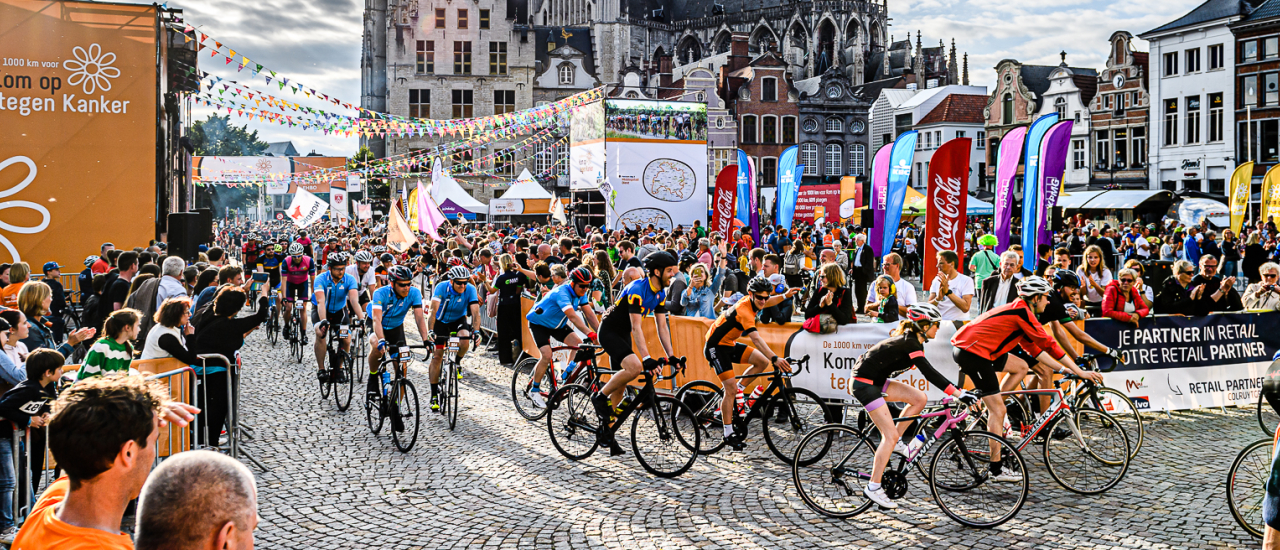 1000 km voor Kom op tegen Kanker