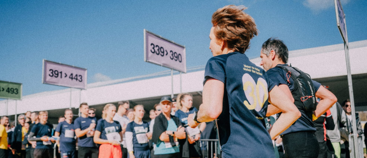 100km-run sportieve ondersteuning